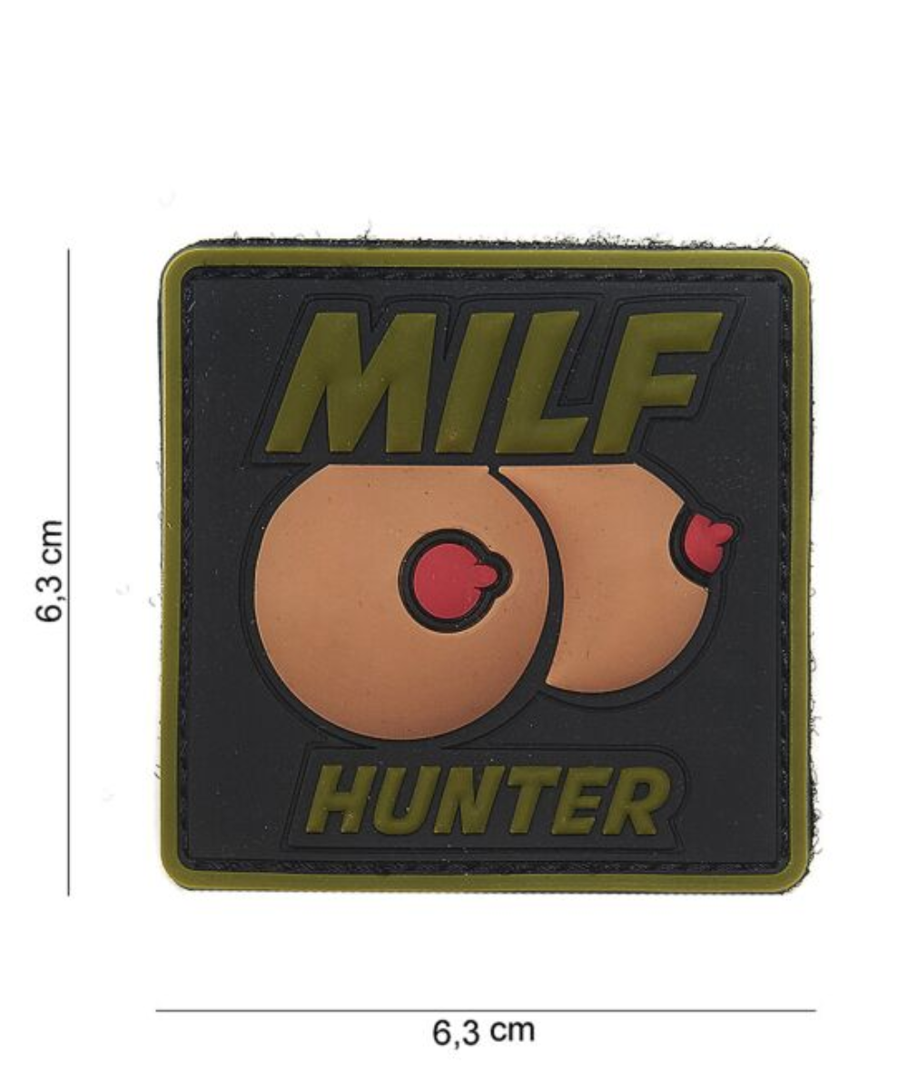 101 Milf Hunter 3D PVC Patch - Green