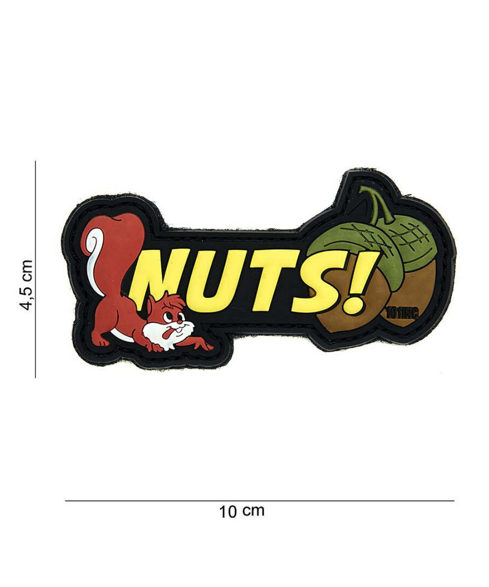 101 Nuts! Full Colour 3D PVC Patch