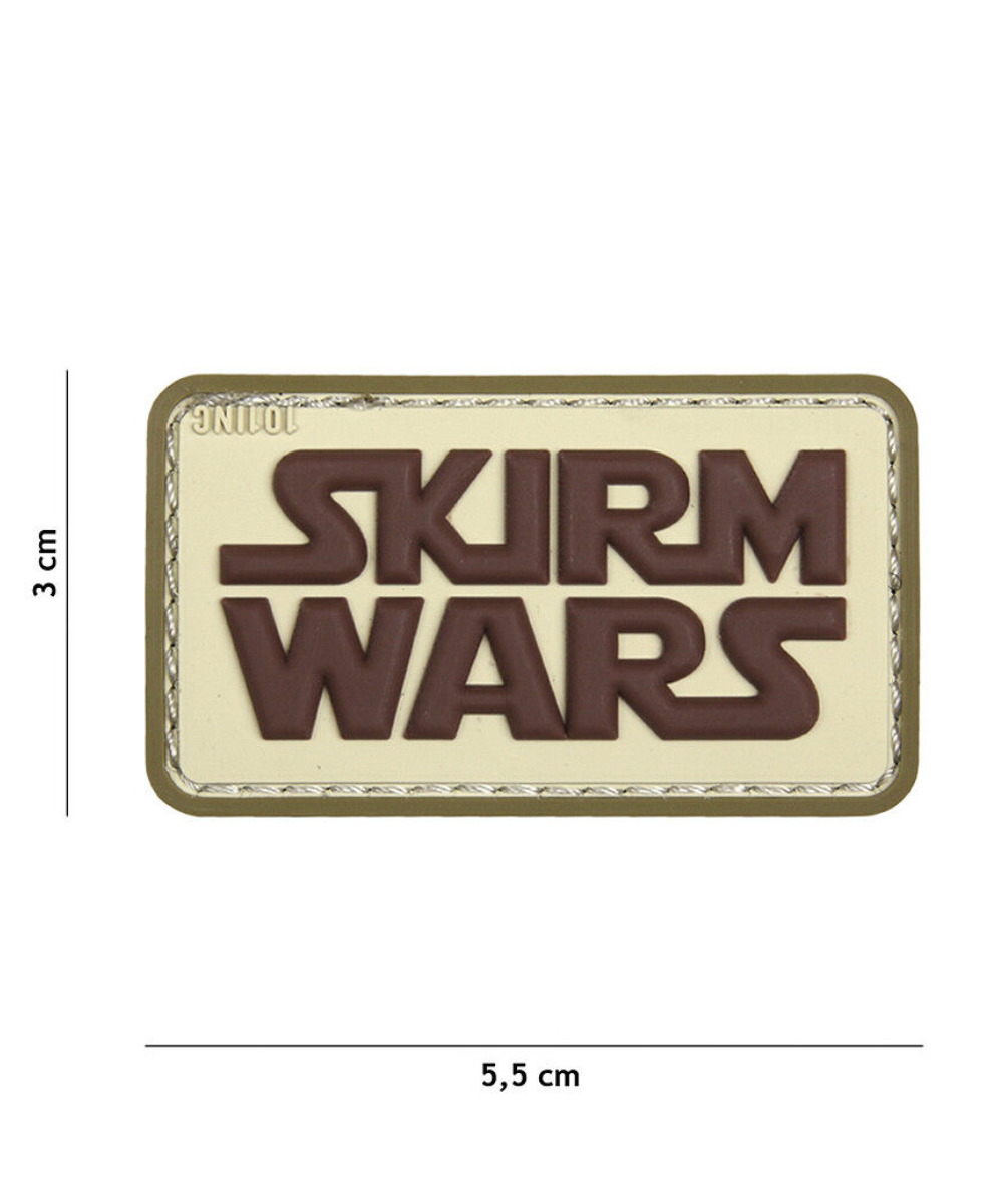 101 Skirm Wars 3D PVC Patch - Coyote