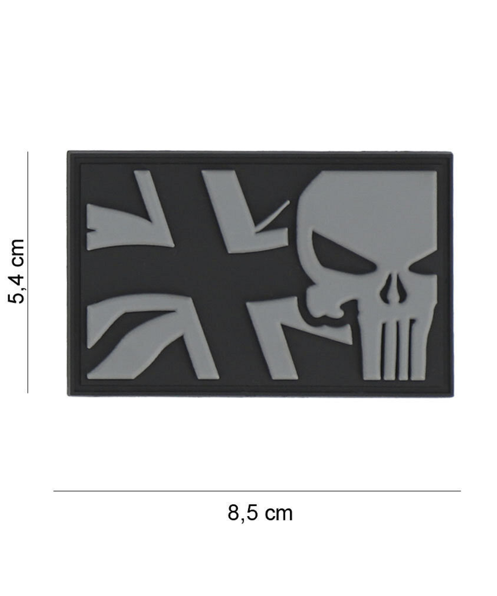 101 Punisher UK Flag 3D PVC Patch
