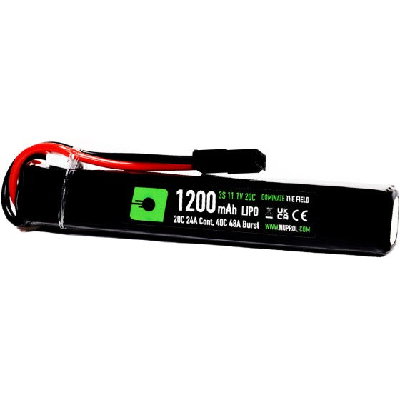 Nuprol LiPo Battery 1200mAh 11.1v 20c (STK|Small Tamiya)