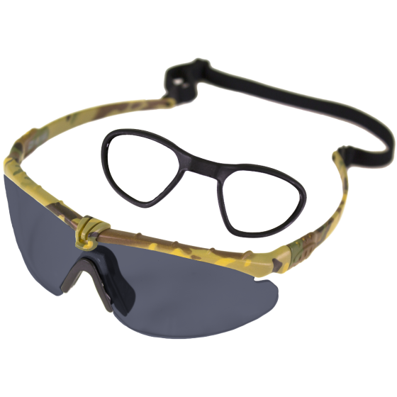 Nuprol Battle Pro's Protective Eyewear (With Insert) (Smoked-Camo)