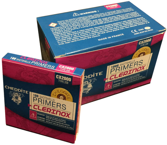 100 Cheddite CX2000 Primers