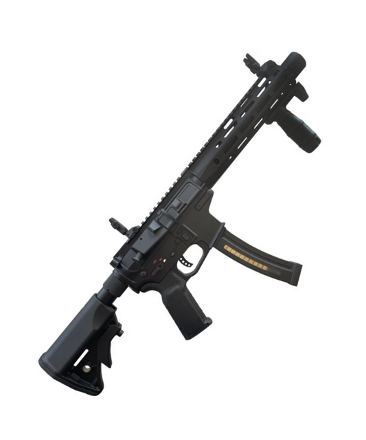 Cyma Platinum 9mm Rapid Strike AEG Carbine (SBR - Black - CM106B)