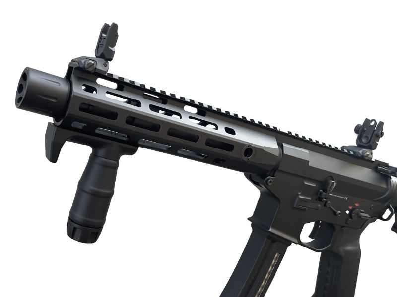 Cyma Platinum 9mm Rapid Strike AEG Carbine (SBR - Black - CM106B)
