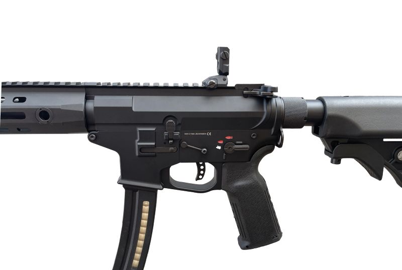 Cyma Platinum 9mm Rapid Strike AEG Carbine (SBR - Black - CM106B)