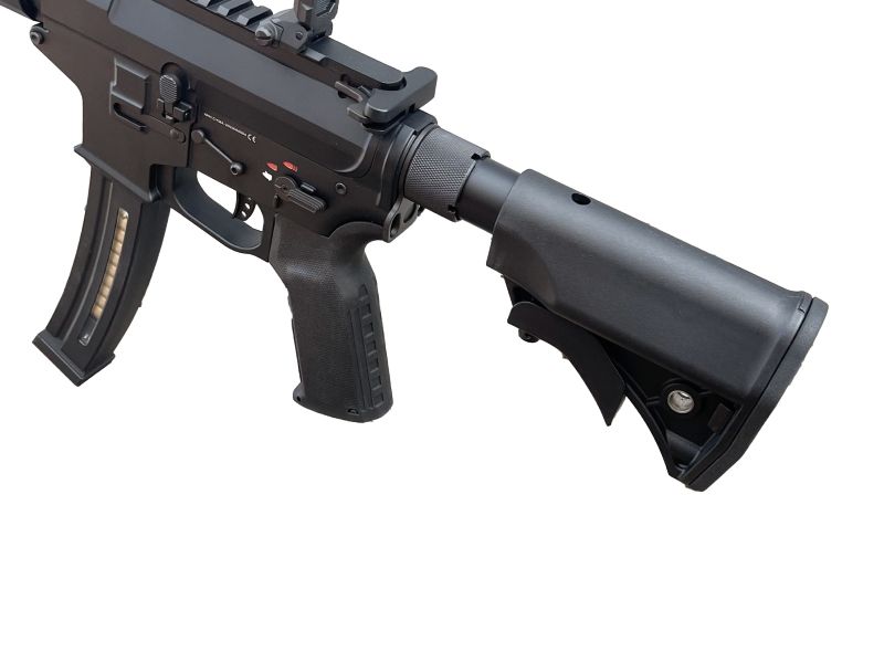 Cyma Platinum 9mm Rapid Strike AEG Carbine (SBR - Black - CM106B)