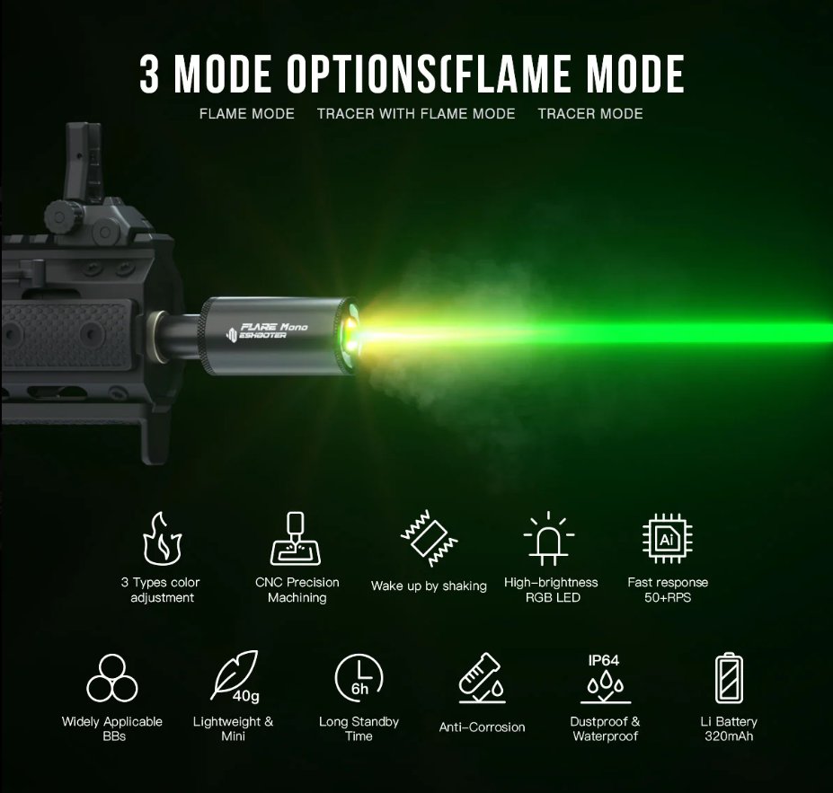 Eshooter Flare Mono Tracer Unit
