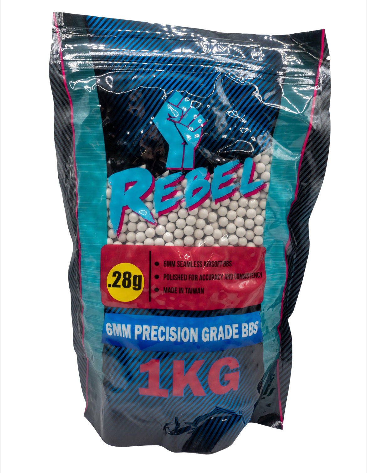 Rebel Precision 6mm BBs 1kg Bag - 0.28g