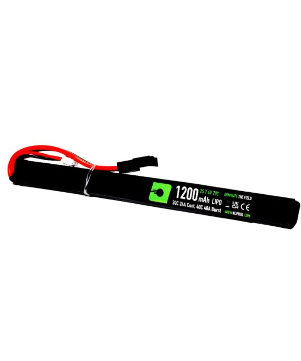 LiPoBattery1200mAh7.4v20c_AKSlimStickSmallTamiya