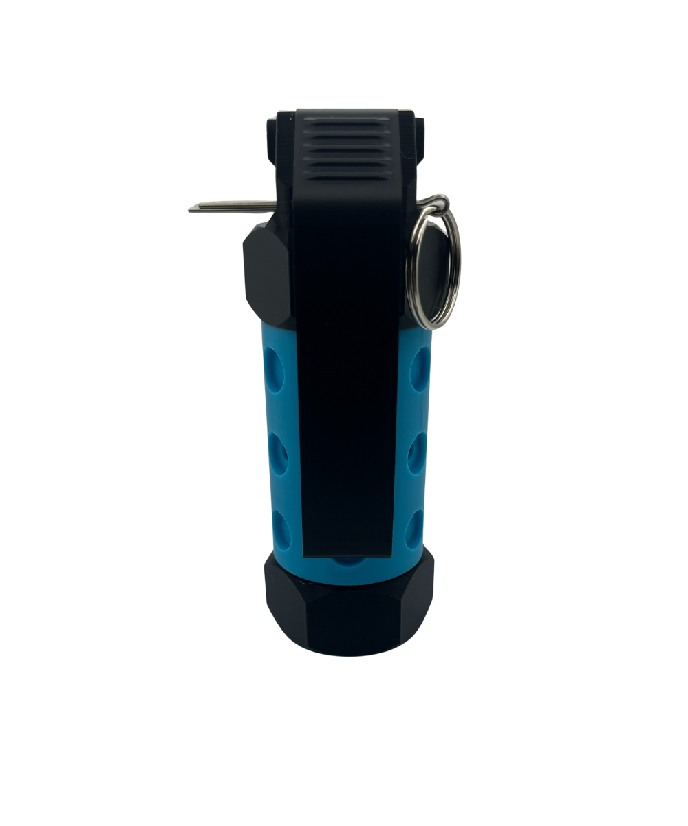 V2 Blue Solid Spoon Side