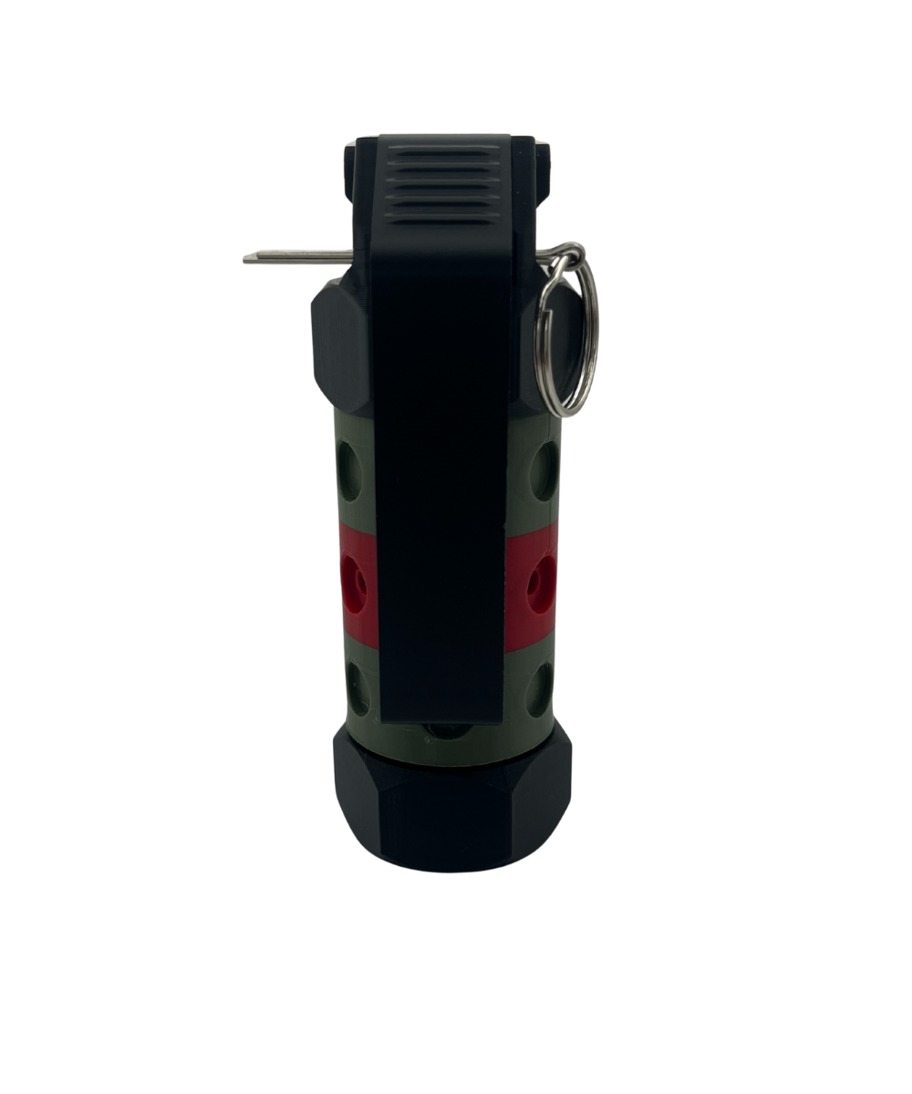 V2 Olive Red Spoon Side View