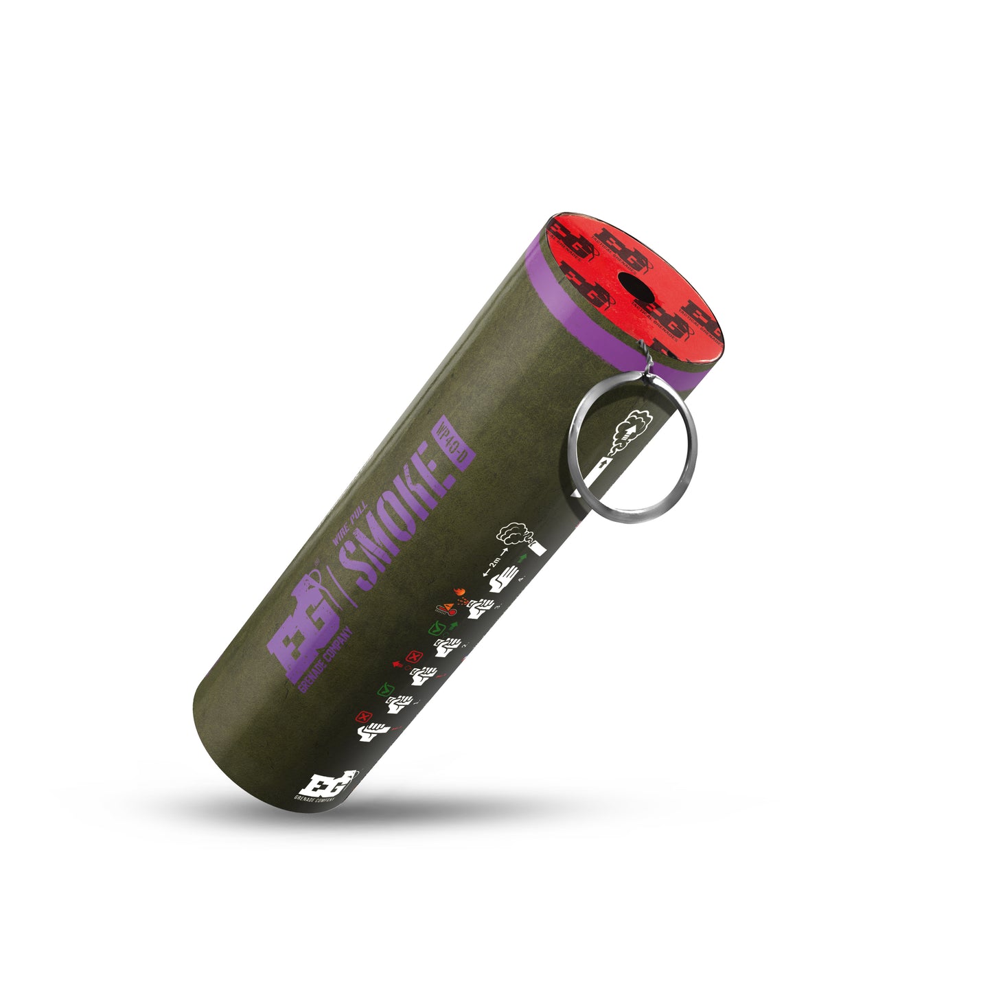WP40-D: Wire Pull Airsoft Smoke Grenade