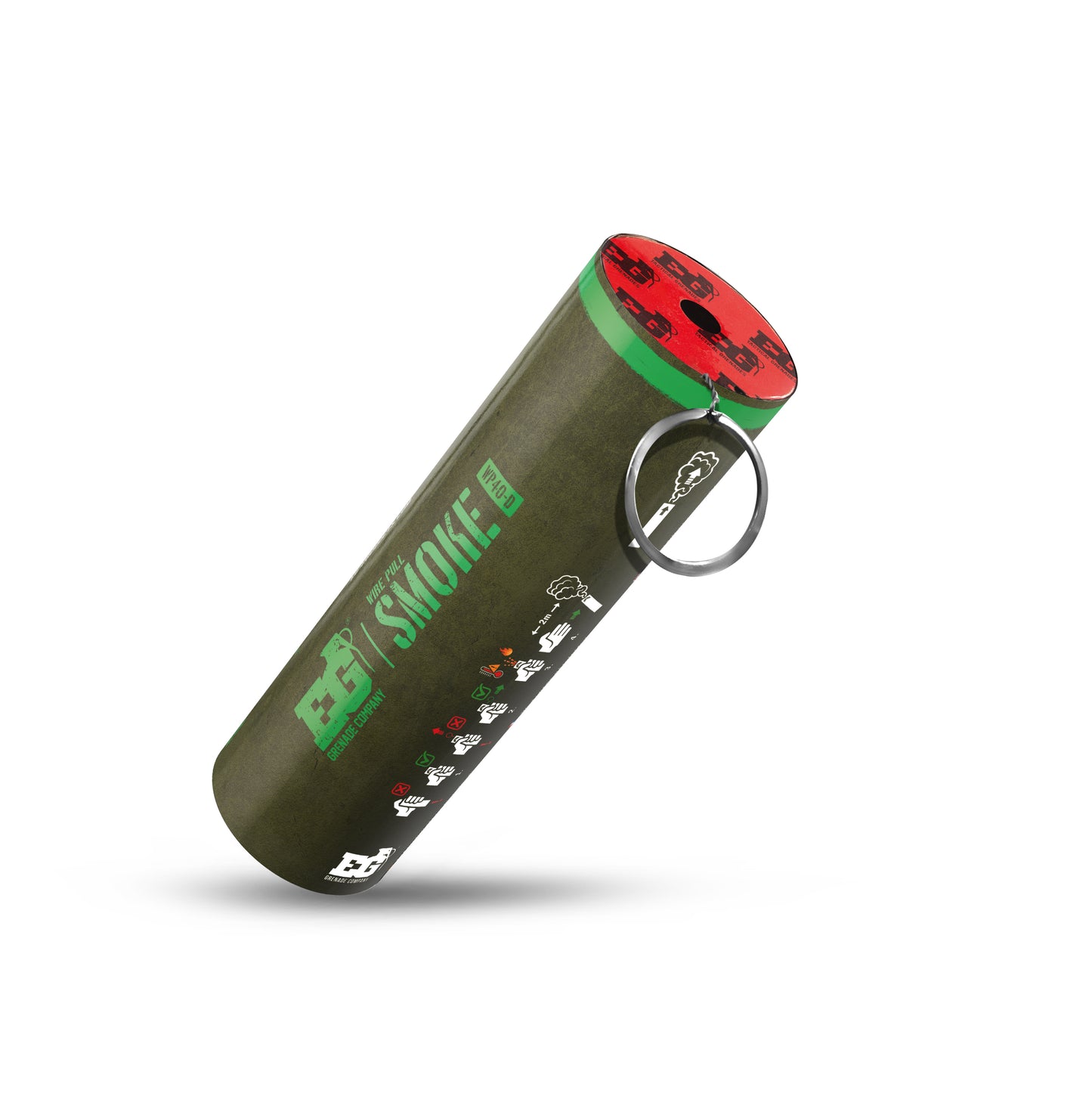 WP40-D: Wire Pull Airsoft Smoke Grenade