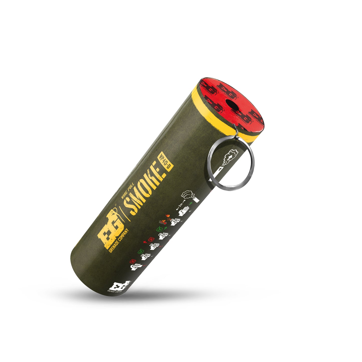 WP40-D: Wire Pull Airsoft Smoke Grenade