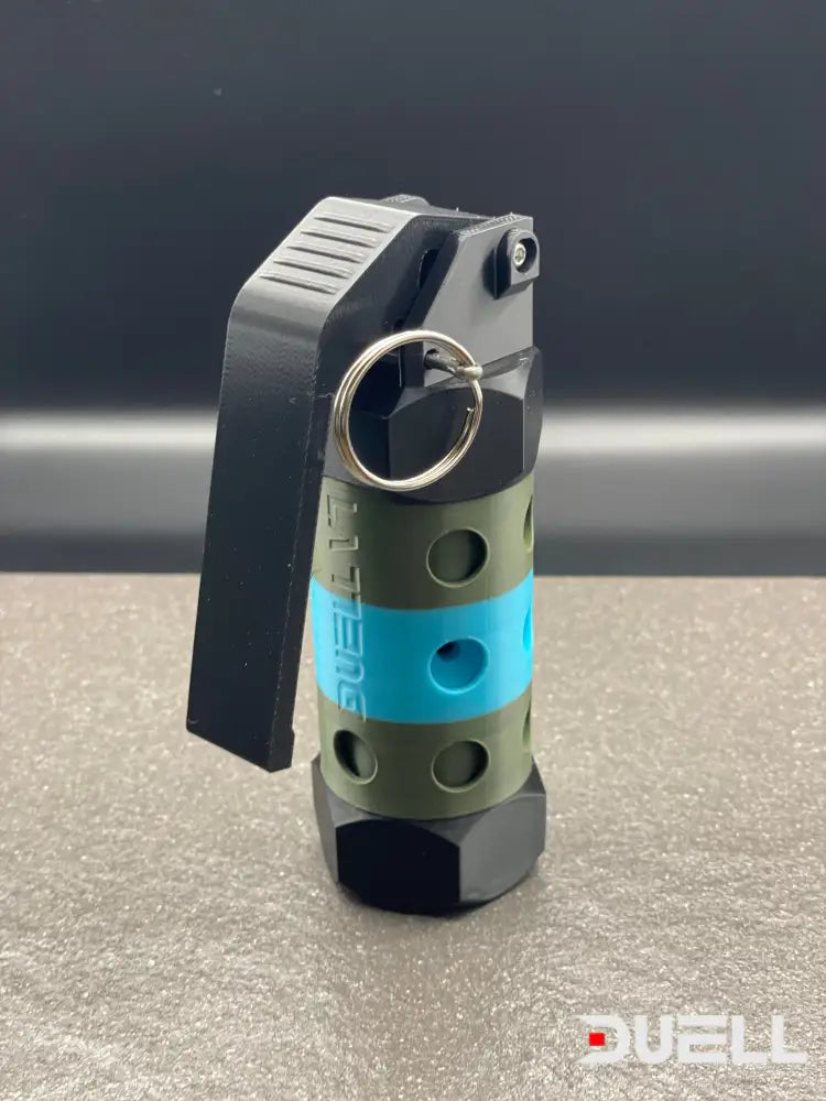 Duell V1 Airsoft Reusable Impact Grenade Multi Colour Light Blue