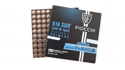 Fiocchi 615-SUR Primers 209 W-Type Shotshell Primers