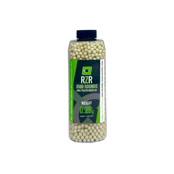 RZR BBs Tracer 3500R Bottle 0.25g (Green)