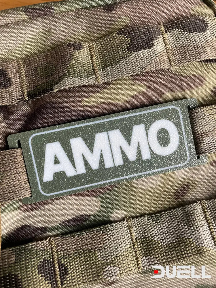 Tactical Molle Tag/Patch - Ammo Tag