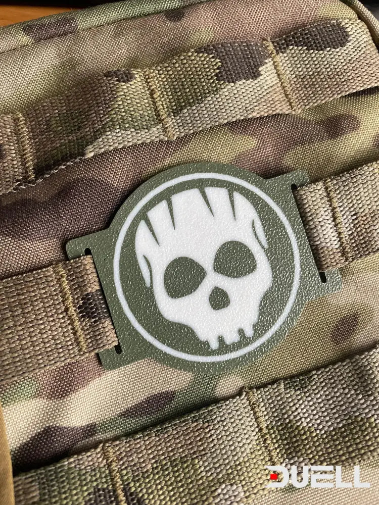 Tactical Molle Tag/Patch - Skull Symbol Tag