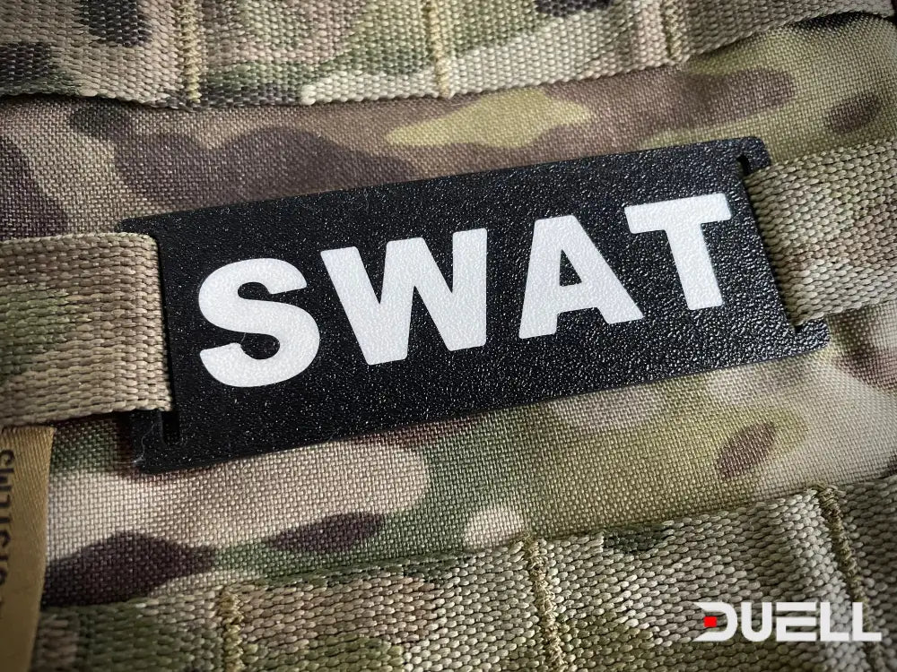 Tactical Molle Tag/Patch - Swat Special Weapons And Tactics Tag