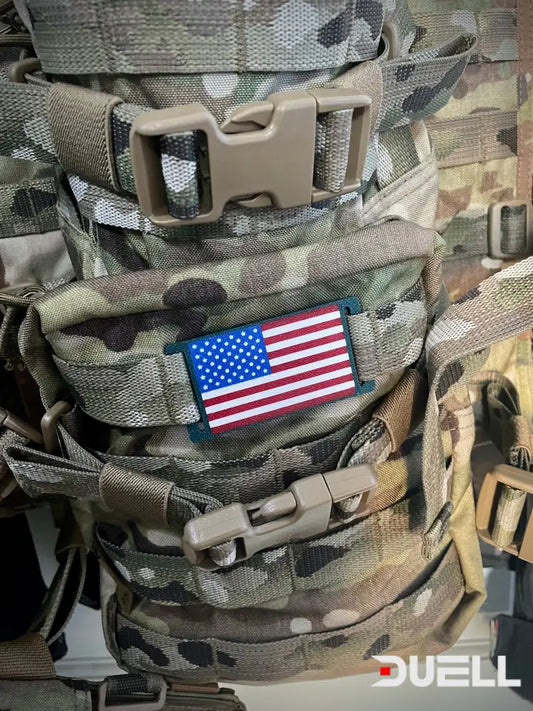 Tactical Molle Tag/Patch - Usa Flag Tag