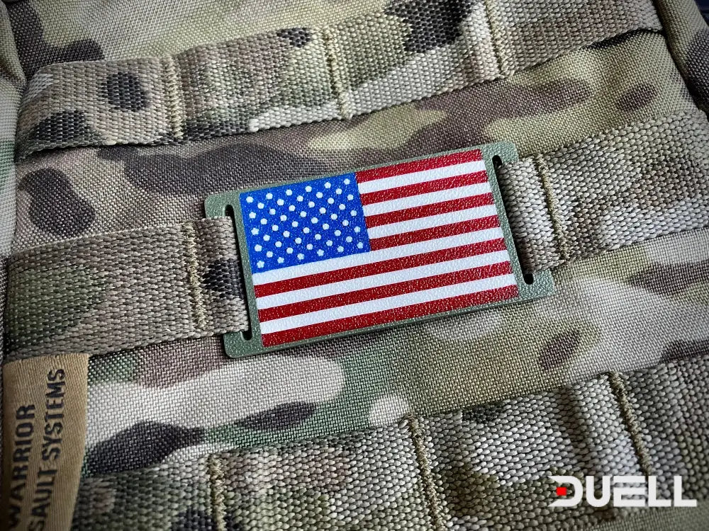 Tactical Molle Tag/Patch - Usa Flag Tag