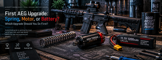 First AEG Upgrade: Spring, Motor, or Battery?