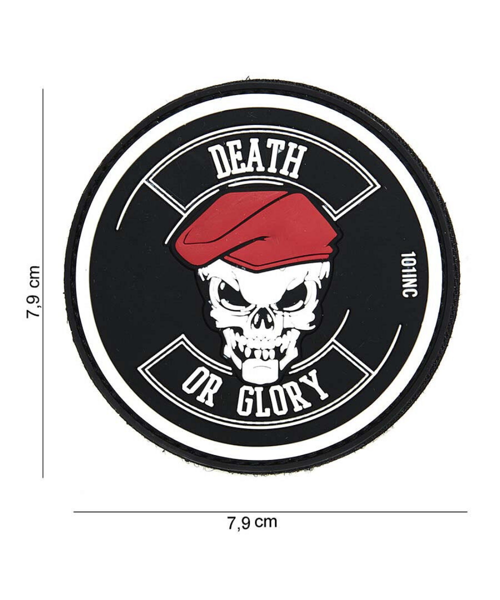 101 Death or Glory 3D PVC Patch