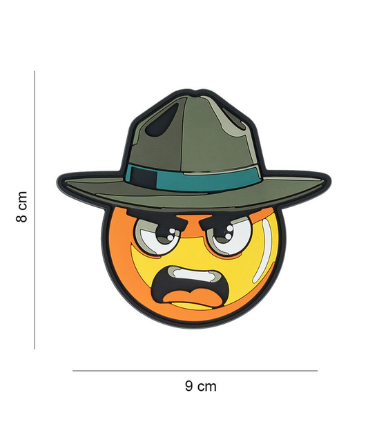 101 Drill Sergeant Emoji 3D PVC Patch