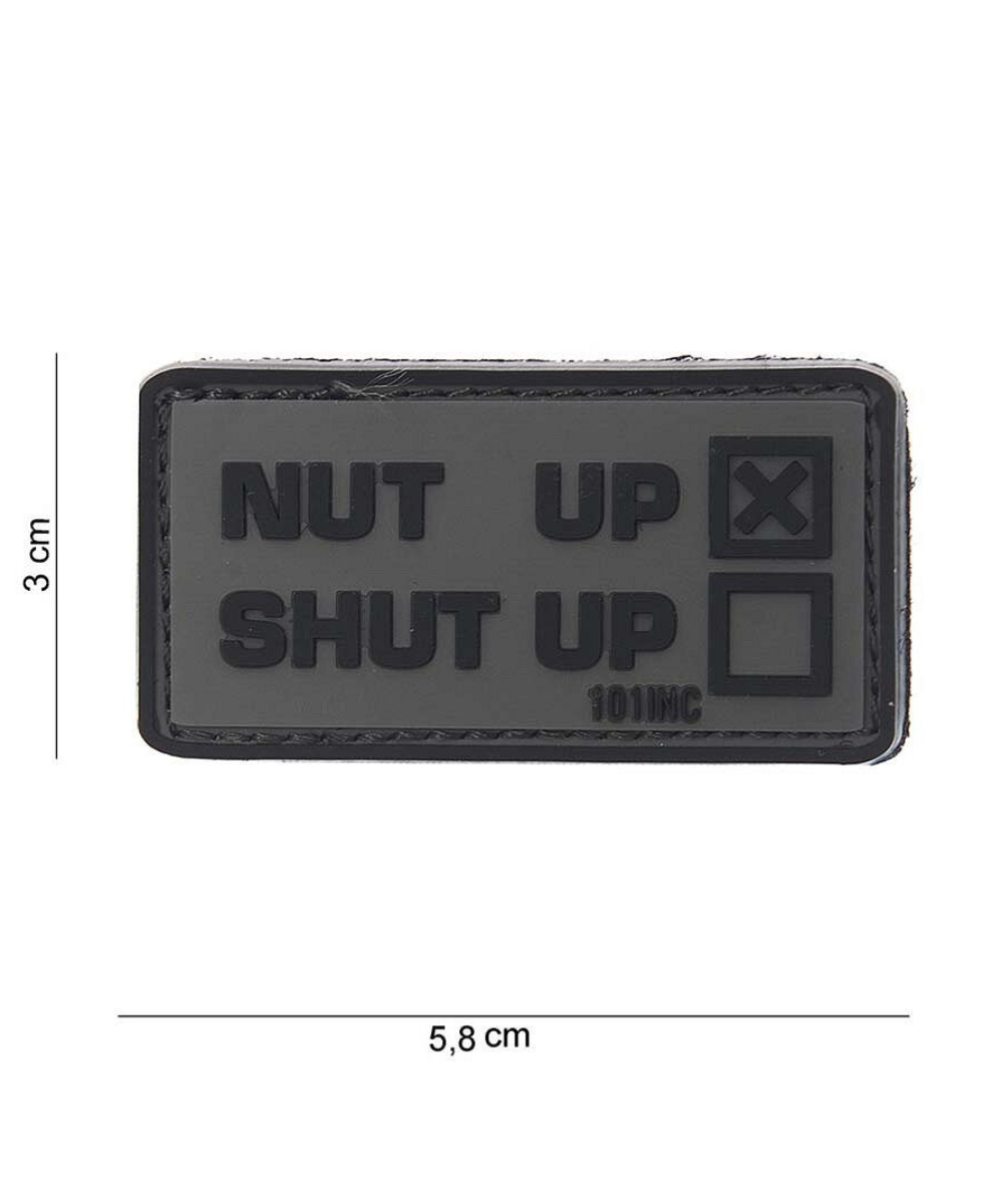 101 Nut Up 3D PVC Patch