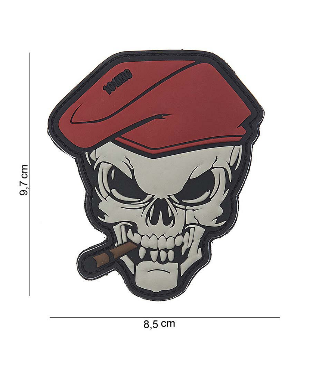 101 Skull Cigar 3D PVC Patch