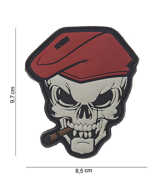 101 Skull Cigar 3D PVC Patch