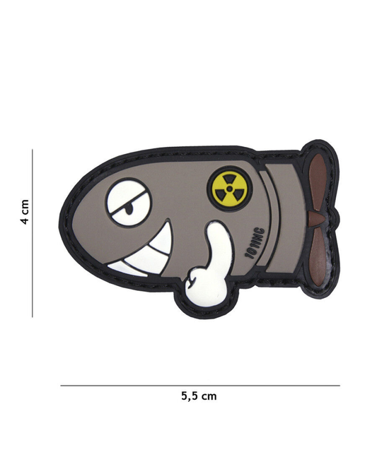 101 Smiling Torpedo 3D PVC Patch