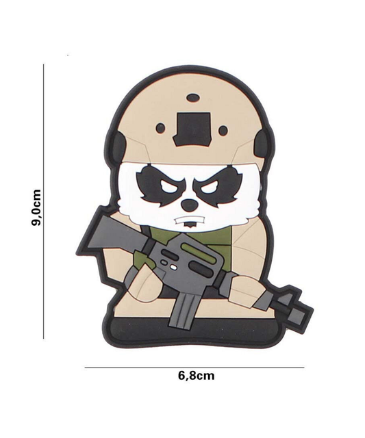 101 Tactical Panda 3D PVC Patch