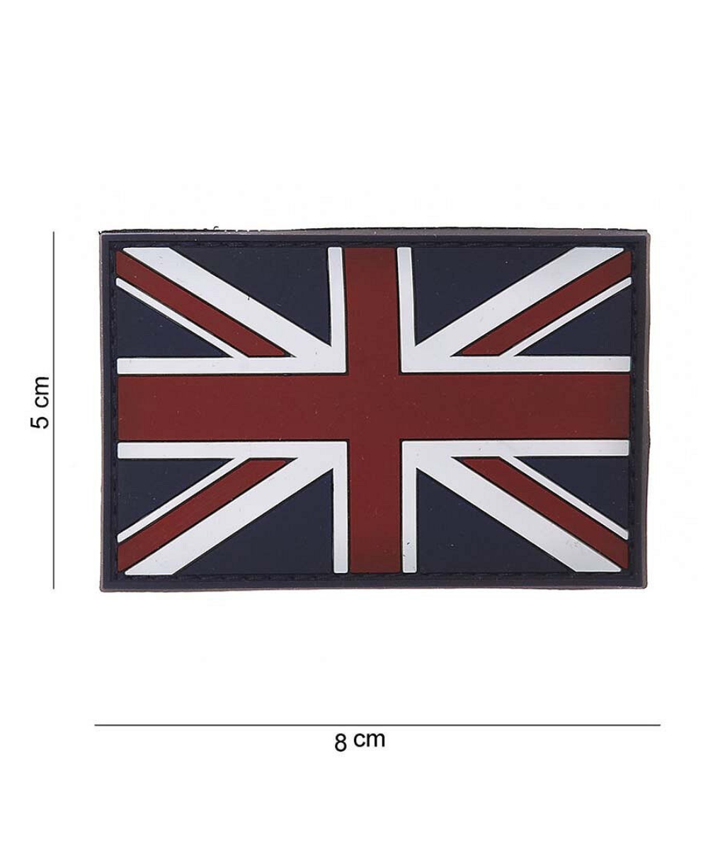 101 Union Jack UK Flag 3D PVC Patch