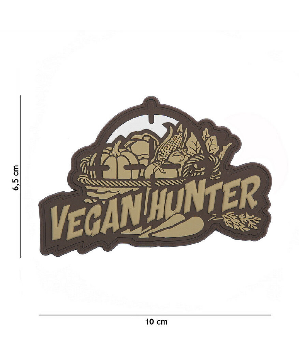 101 Vegan Hunter 3D PVC Patch - Coyote