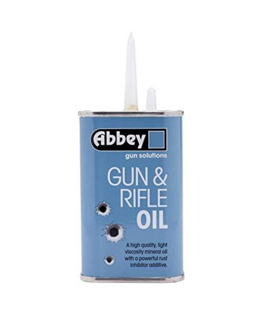 Abbey Gun &amp; Rifle Oil – 125ml Long Spout Tin