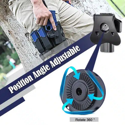 Amomax Left Handed Holster (Black) Fits Glock