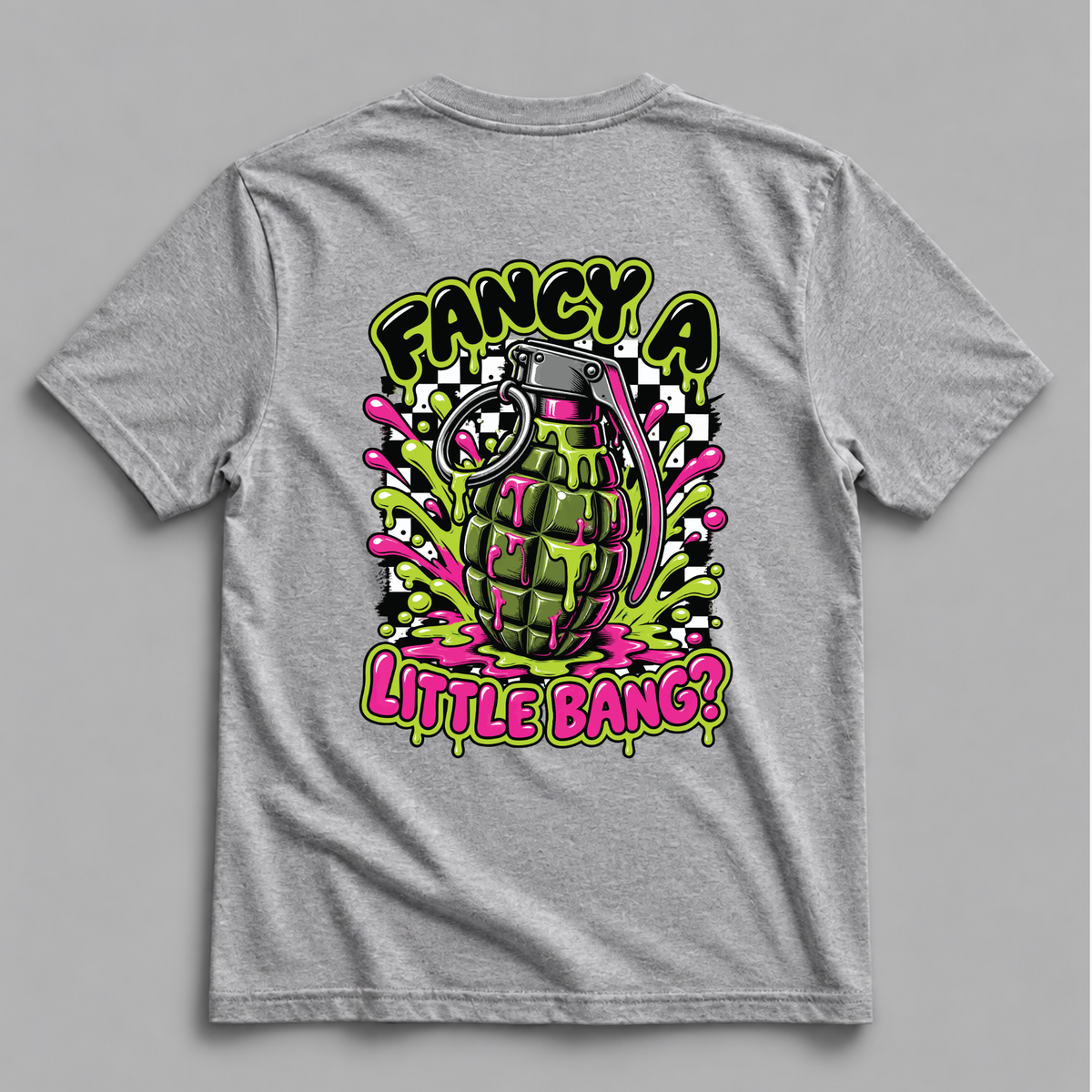 Fancy a Little Bang Airsoft T Shirt Grey