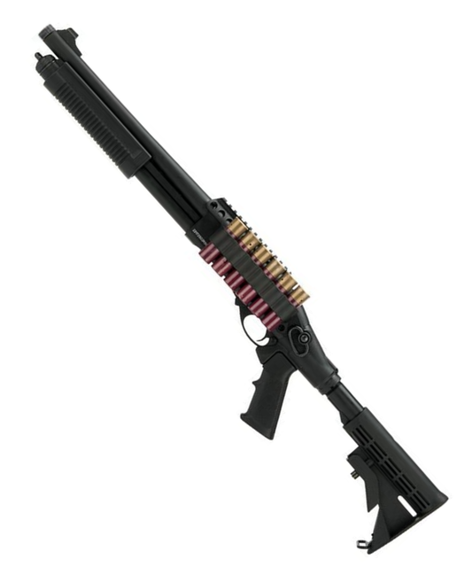 Golden Eagle M870 Tri-Shot Gas Pump Action Shotgun (Medium – Black – M8873 – V2)
