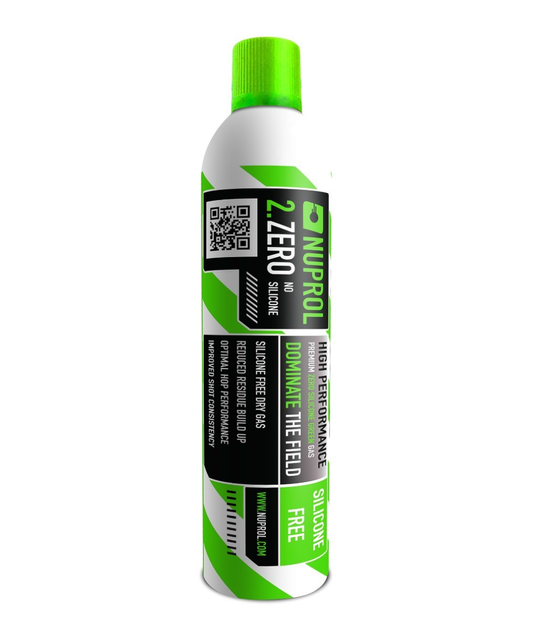 NUPROL-ZERO Silicone Free Airsoft Gas 300g 2.0 Standard Green Gas