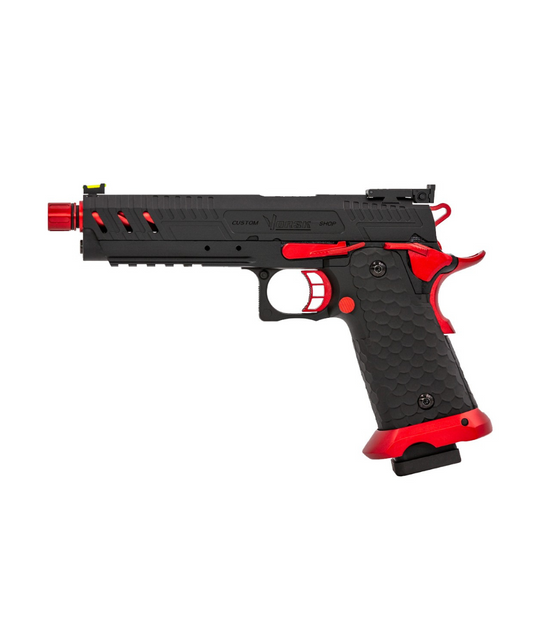 Hi-Capa CS Vengeance 5.1 GBB Pistol (Black | Red Match)