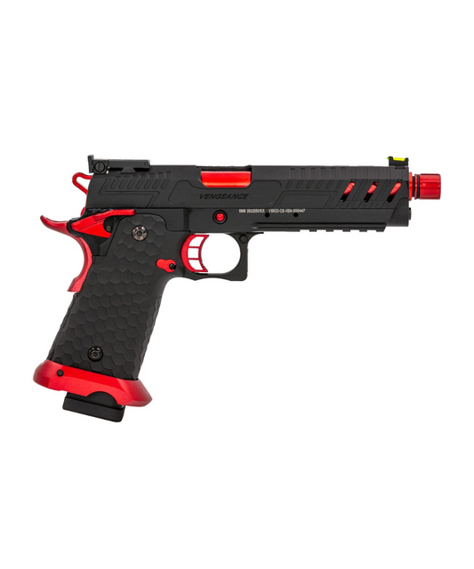 Hi-Capa CS Vengeance 5.1 GBB Pistol (Black | Red Match)