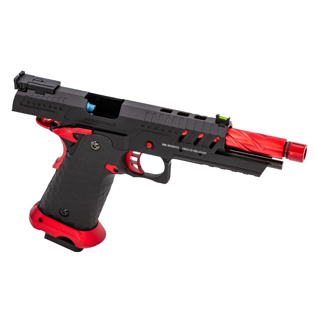 Hi-Capa CS Vengeance 5.1 GBB Pistol (Black | Red Match)