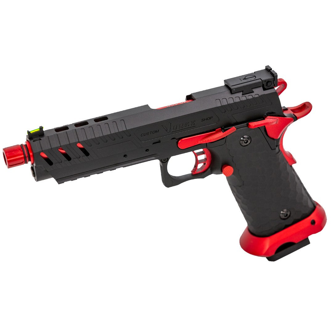 Hi-Capa CS Vengeance 5.1 GBB Pistol (Black | Red Match)