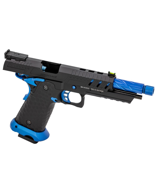 Vorsk Hi-Capa CS Vengeance 5.1 GBB Pistol (Black) (V-Blue Match)