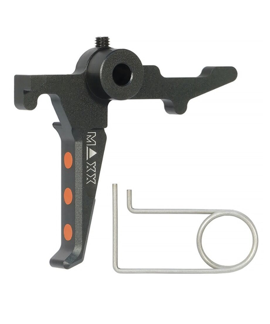 Maxx CNC Aluminium Advanced Trigger (Style E) in Black for MTW