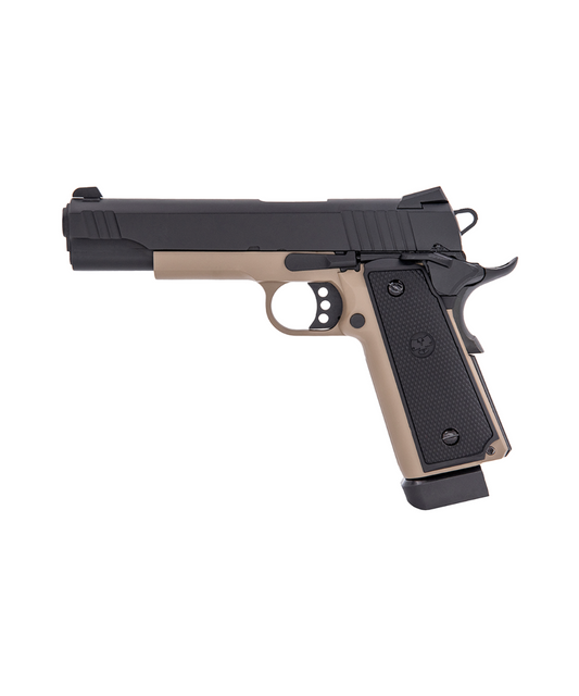 Raven R14 GBB Airsoft Pistol (Black|Tan)