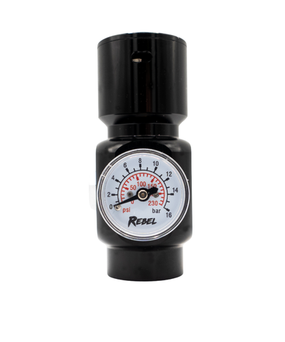 Rebel Surge HPA Regulator (0-150 psi Double Output) front view